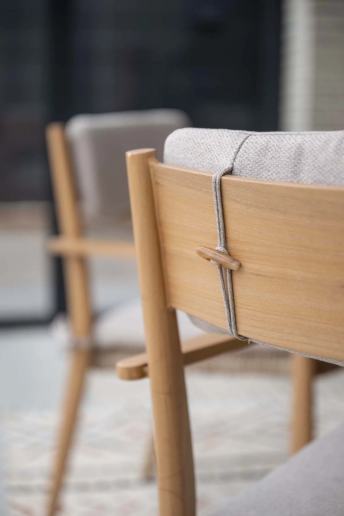 Garden Impressions Paris, lot de 4 fauteuils de jardin – aspect teck clair / sable du désert
