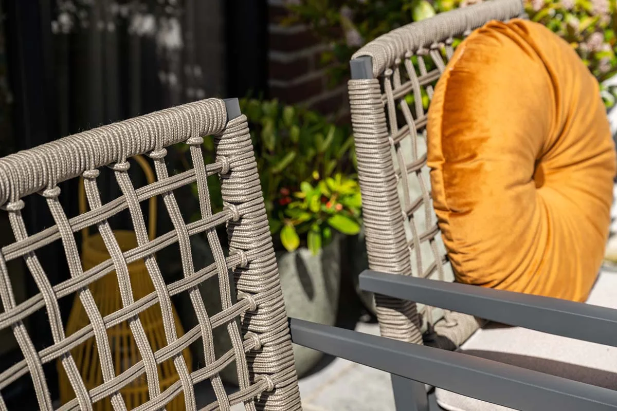 Garden Impressions Florance – Lot de 4 chaises de jardin empilables