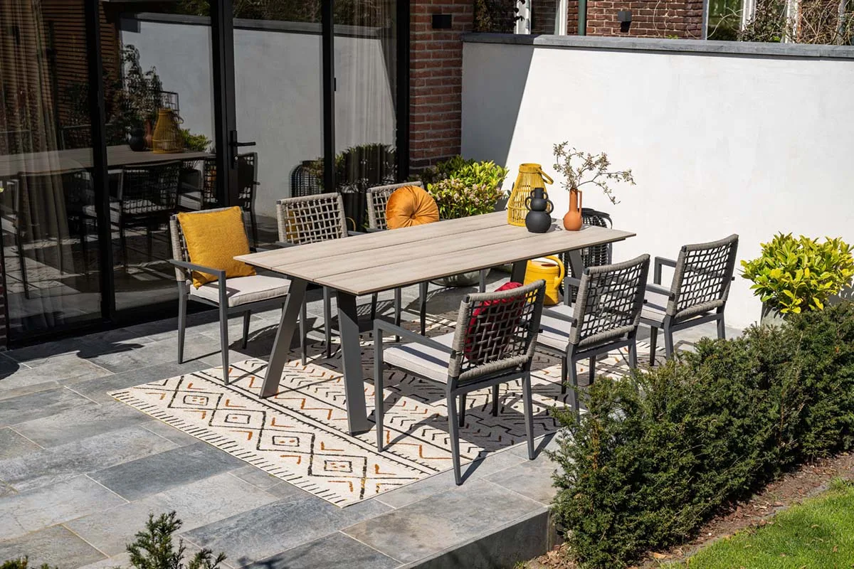 Garden Impressions Florance – Lot de 4 chaises de jardin empilables