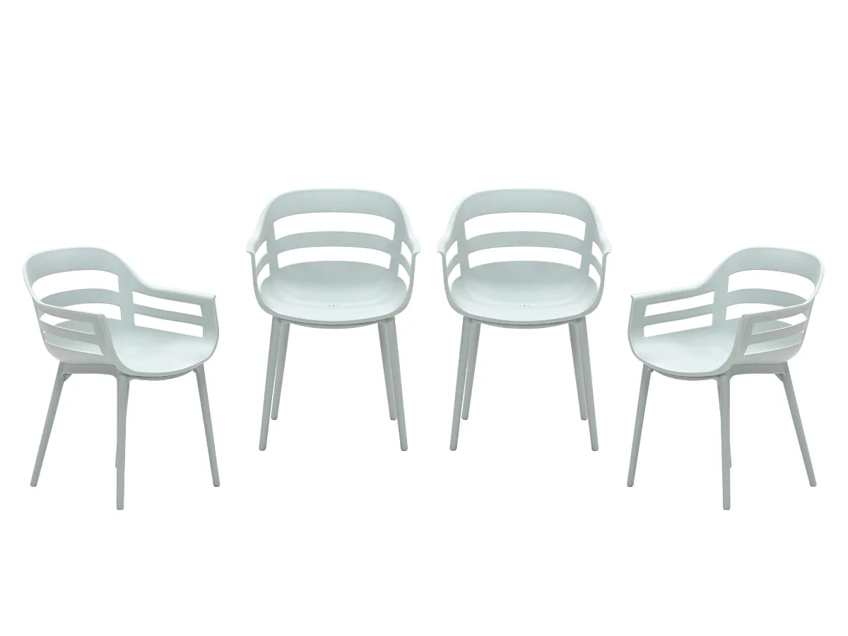Garden Impressions Ceasar tuinstoelen set van 4 olijf