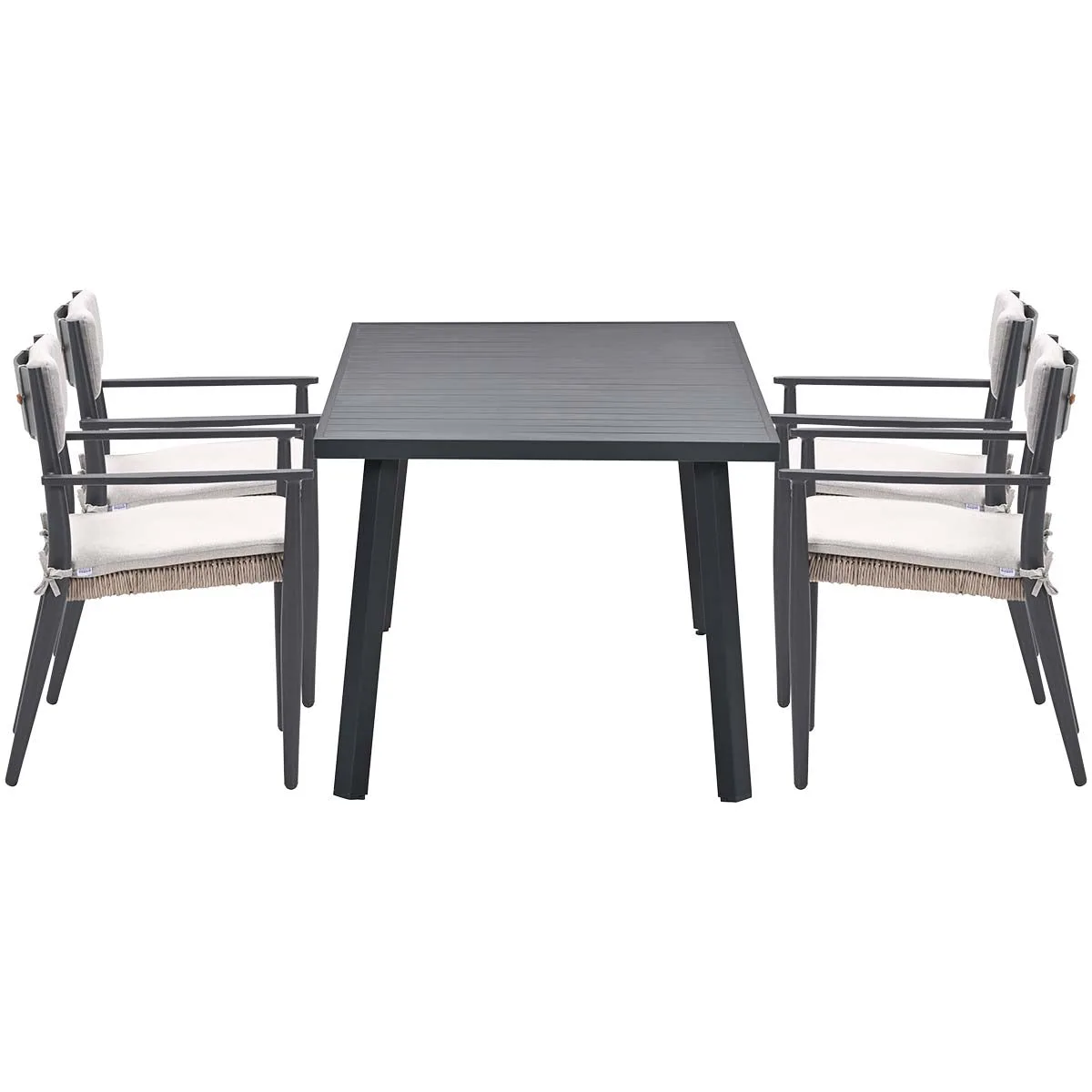 Garden Impressions Parijs tuinstoelen 4 stuks + Terni tafel 160 cm