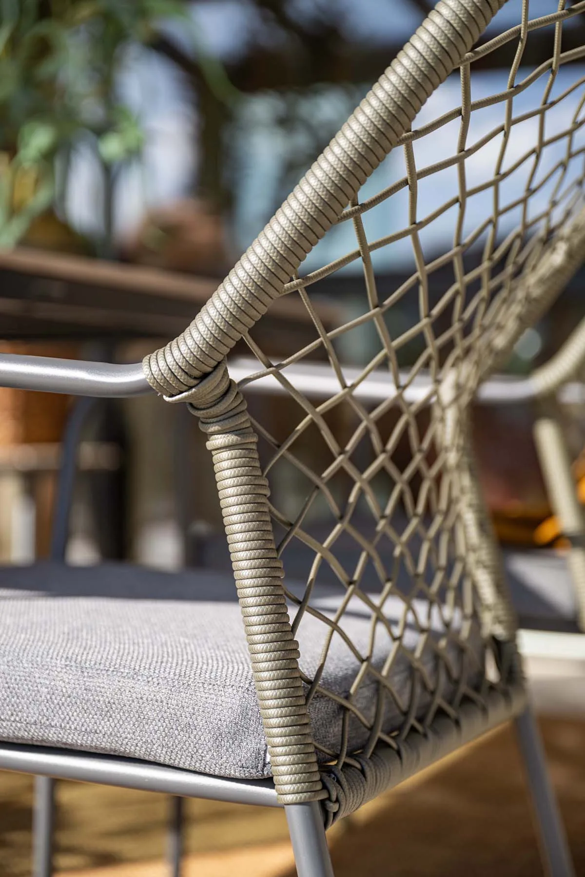 Garden Impressions Dido chaises vert mousse 4 pièces + table Terni 160 cm