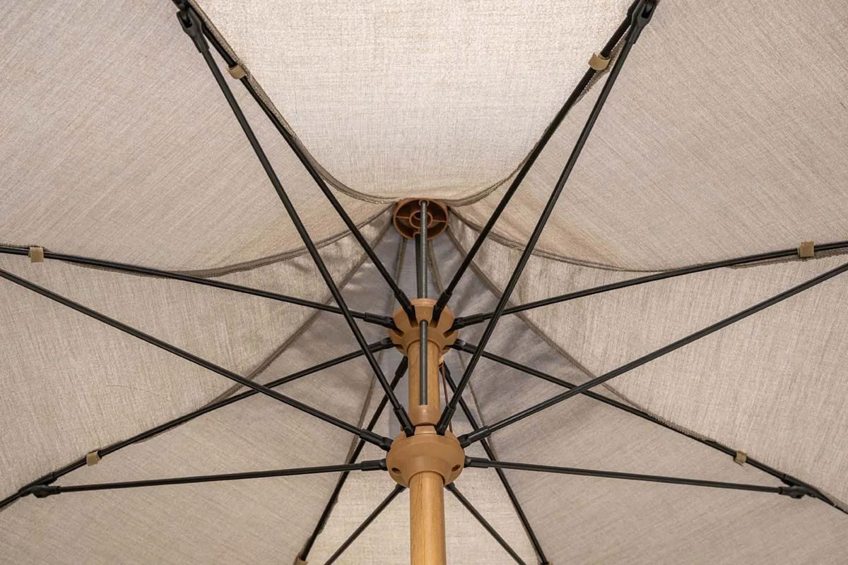 Parasolset Garden Impressions Aloha Ø200 cm taupe avec pied
