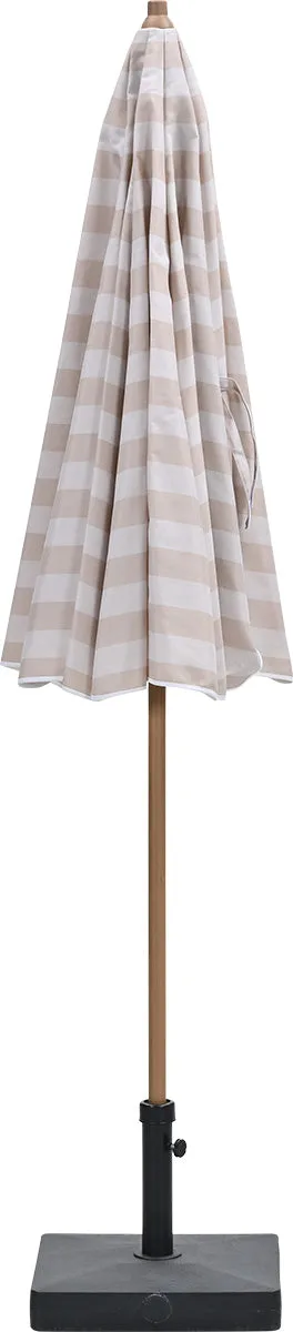 Parasol Garden Impressions Aloha Ø200 cm écru avec pied