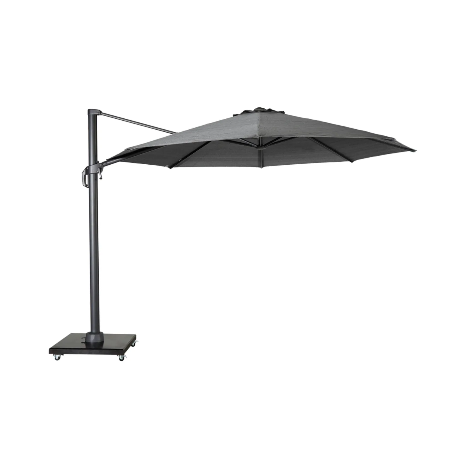 Nesling Coolfit zweefparasol Ø350cm Antraciet.
