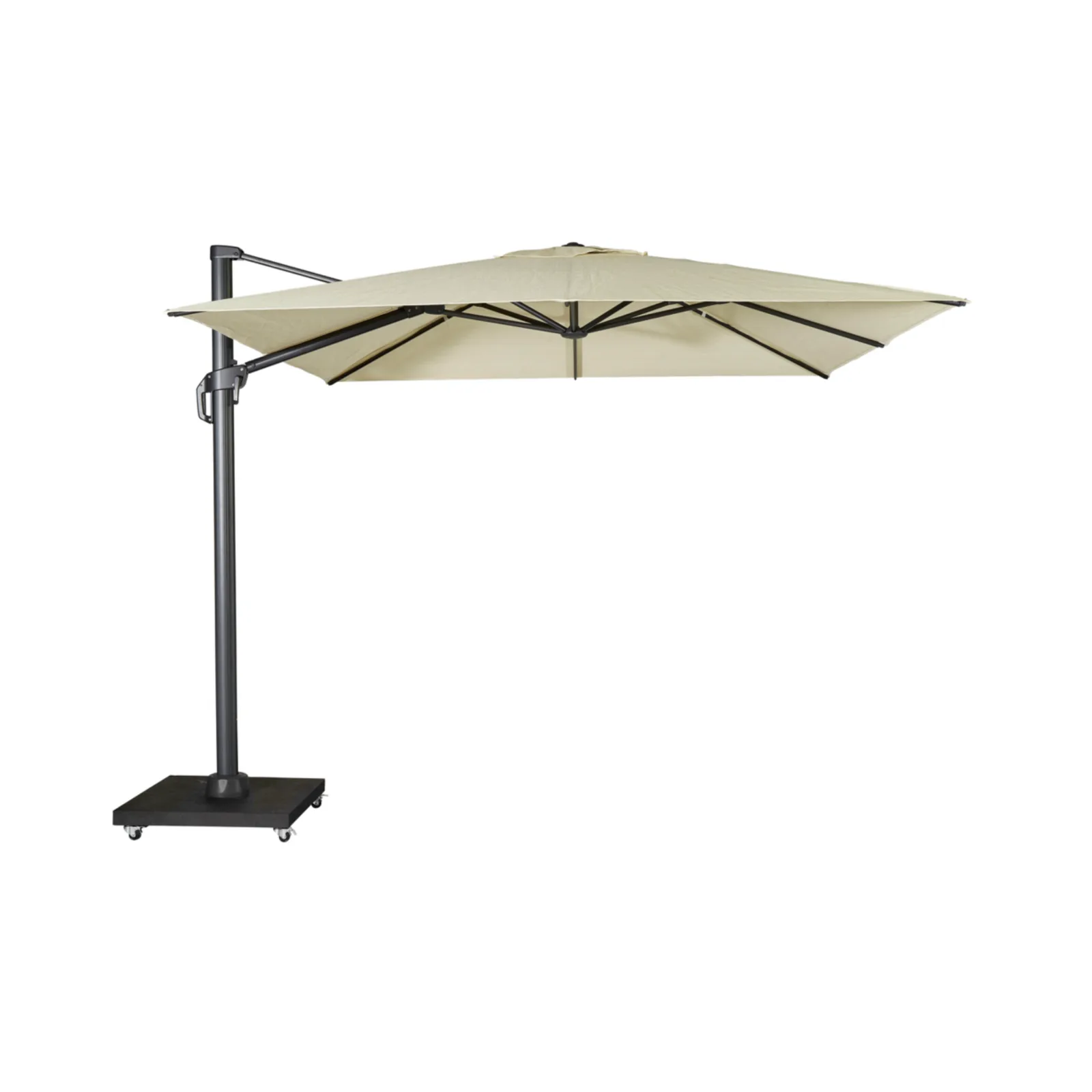 Nesling Coolfit zweefparasol 300x300cm Gebroken Wit