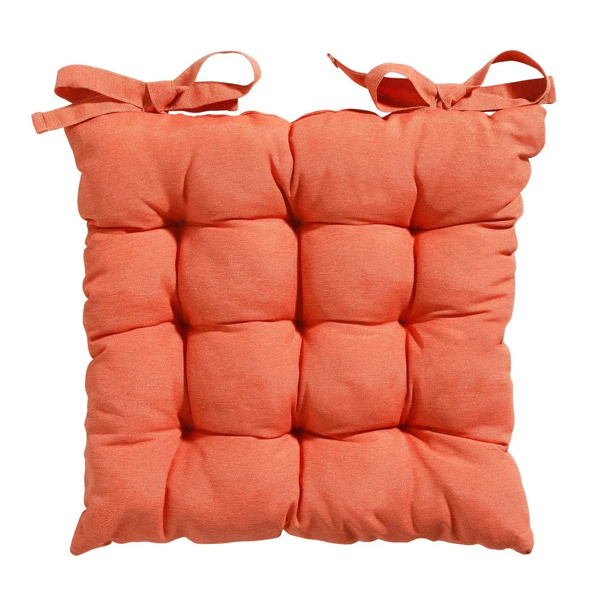 Coussin d'assise Madison Toscane env. 46x46cm Panama flame orange