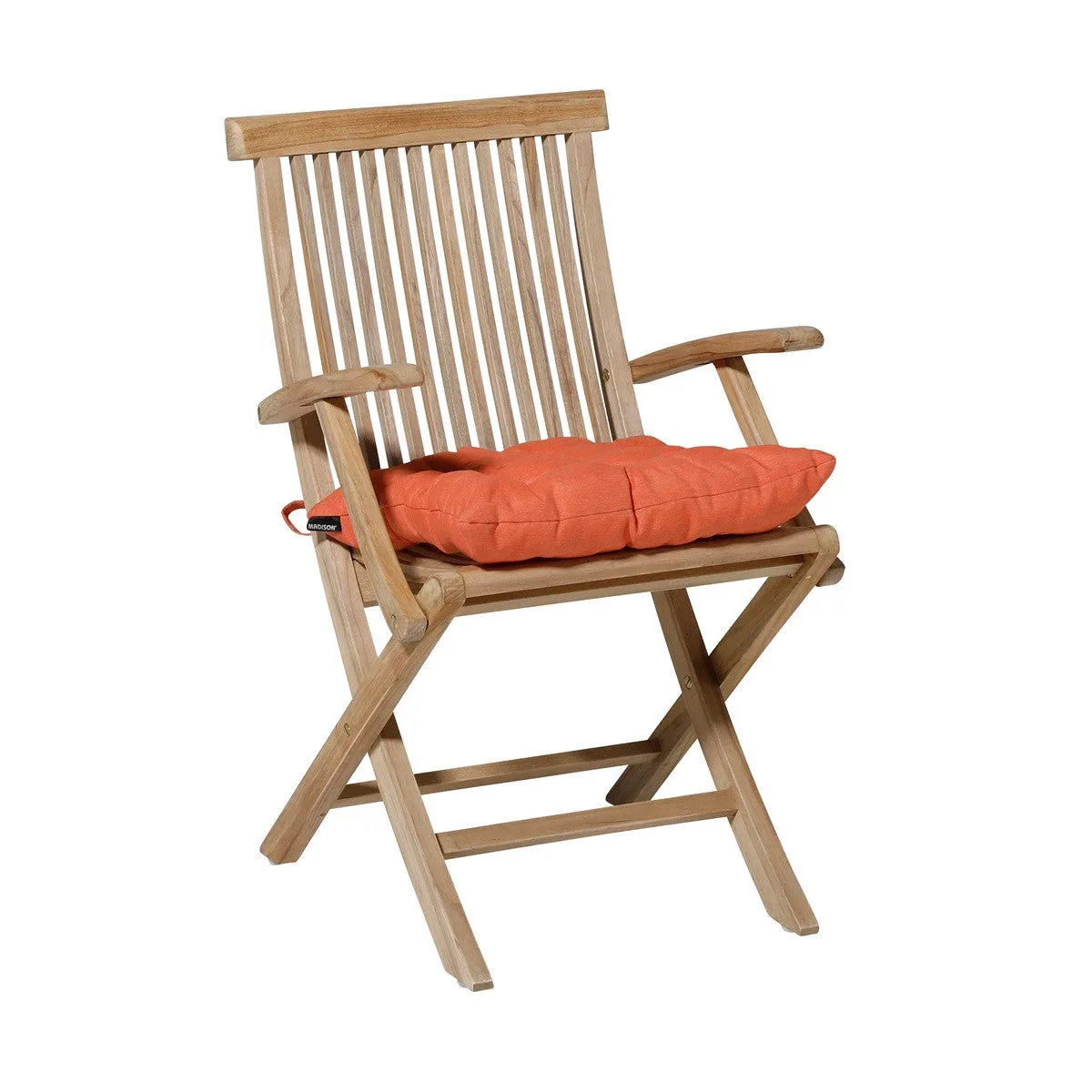 Coussin d'assise Madison Toscane env. 46x46cm Panama flame orange