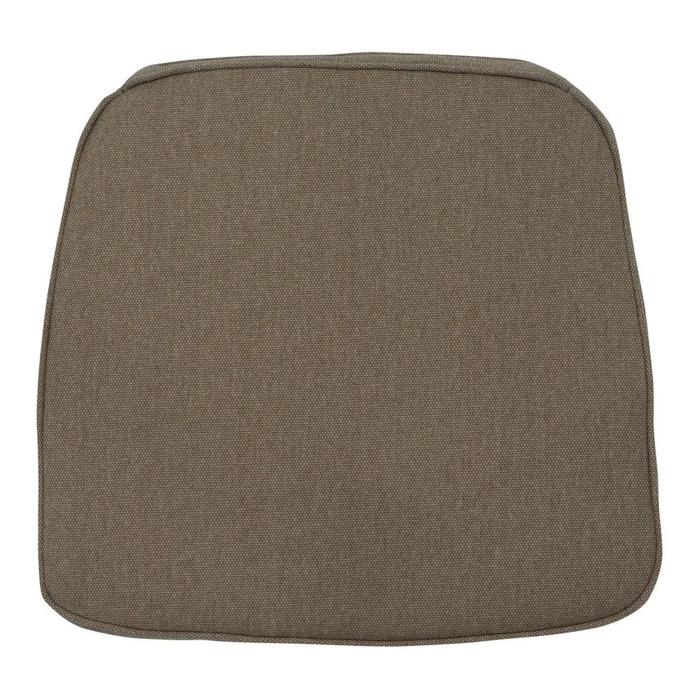 Coussin d'assise universel Madison pour rotin Taupe canvas eco+ 48x48 cm