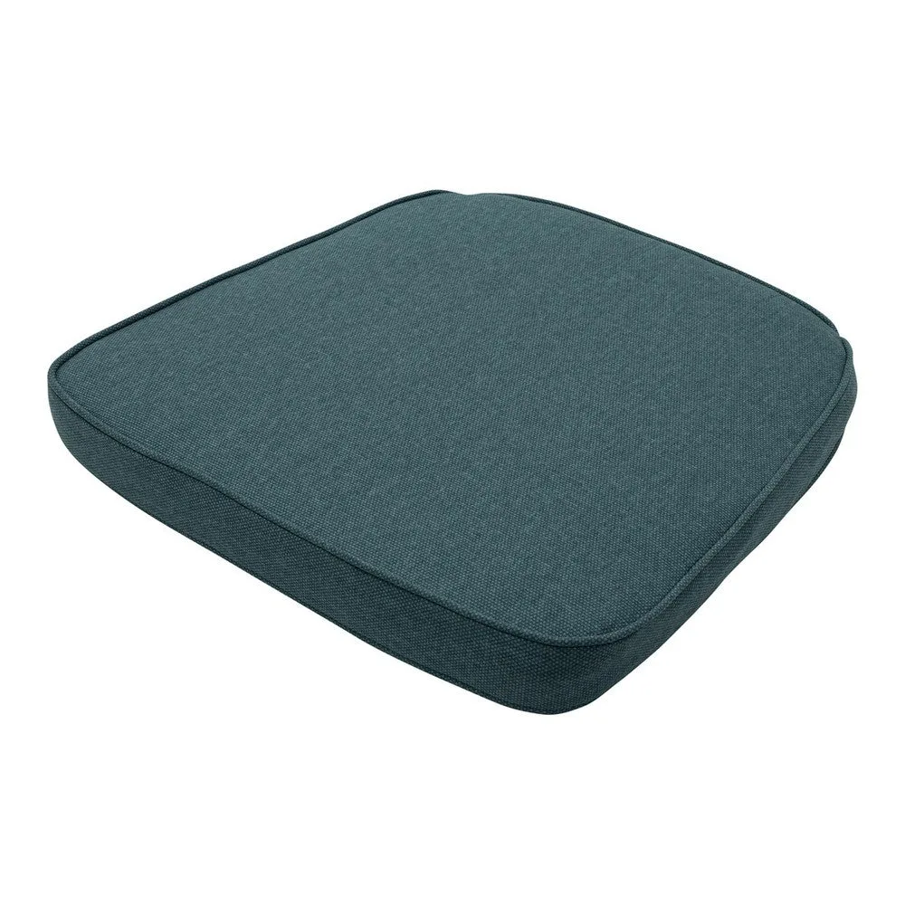 Madison wicker universeel zitkussen Sea blue canvas eco+ 48x48 cm