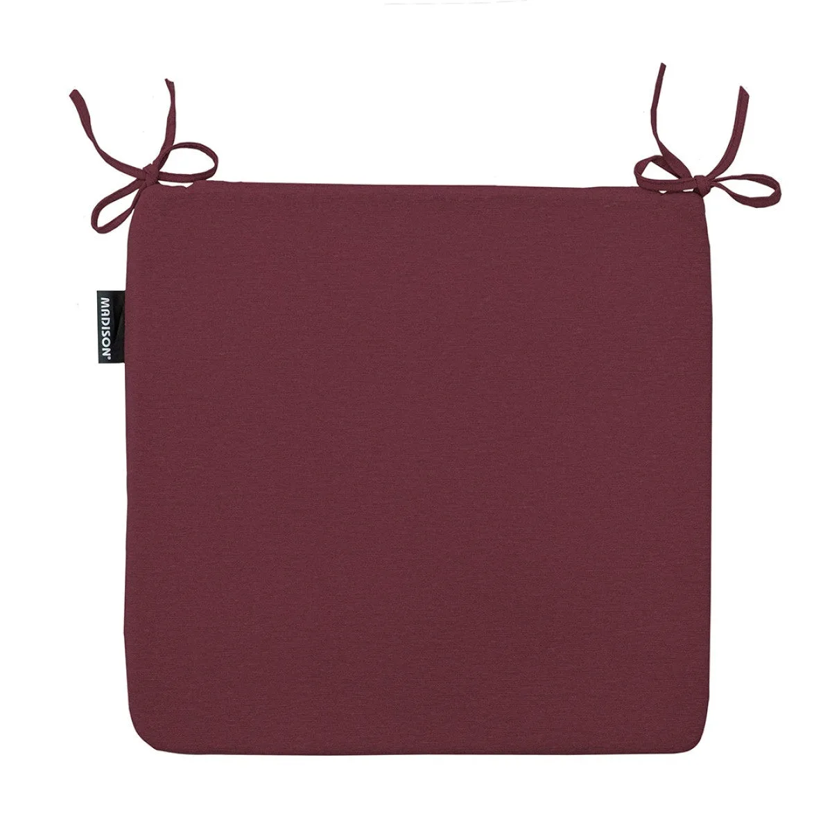 Madison Sitzkissen universell mit Reißverschluss ca.40x40cm Panama Bordeaux