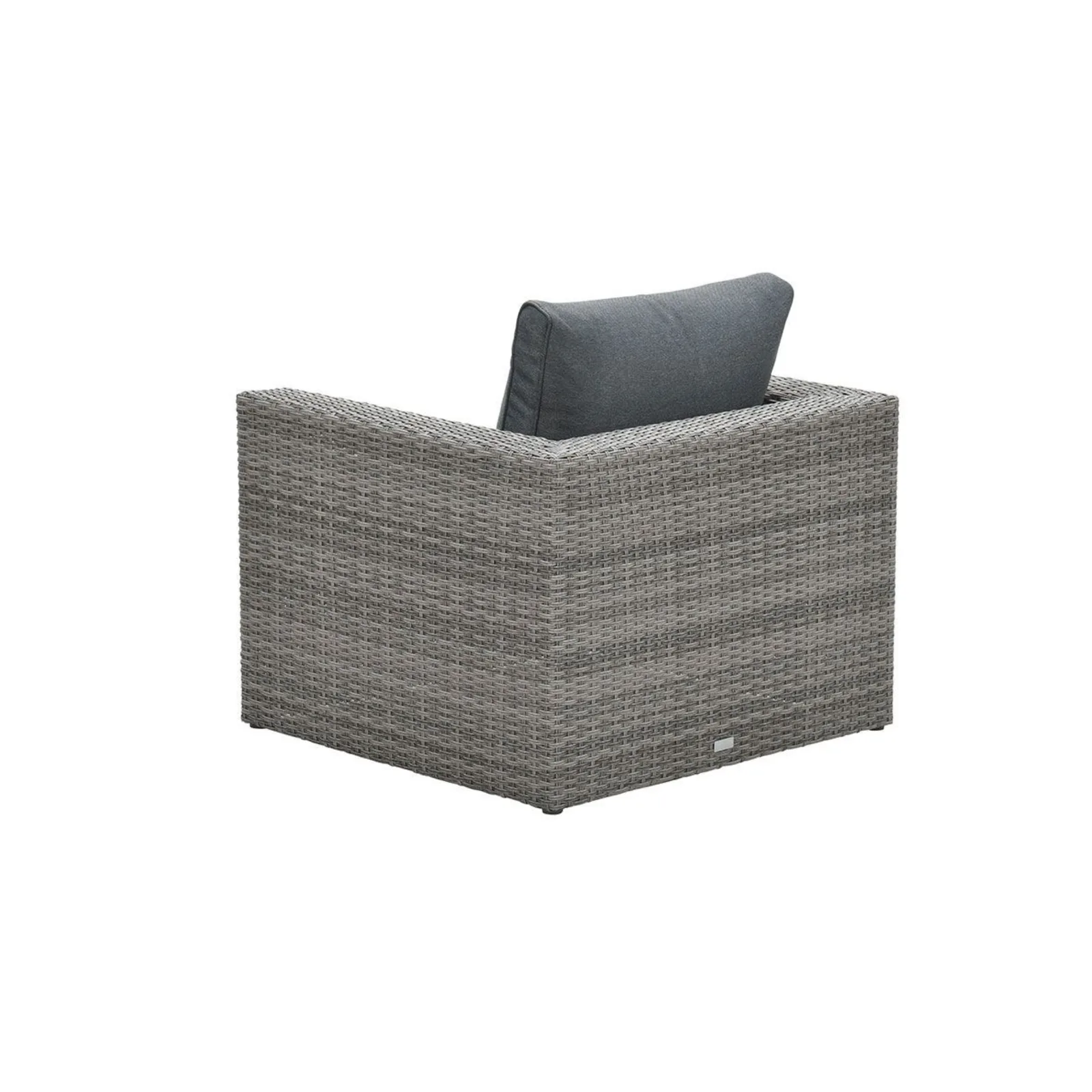 Orangebird lounge tuinstoel wicker- organic grey - reflex black 5