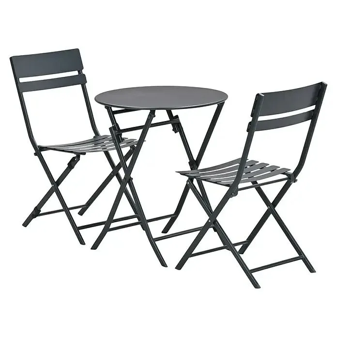 Garden Impressions Alfa balkonset 3-delig carbon black vooraanzicht
