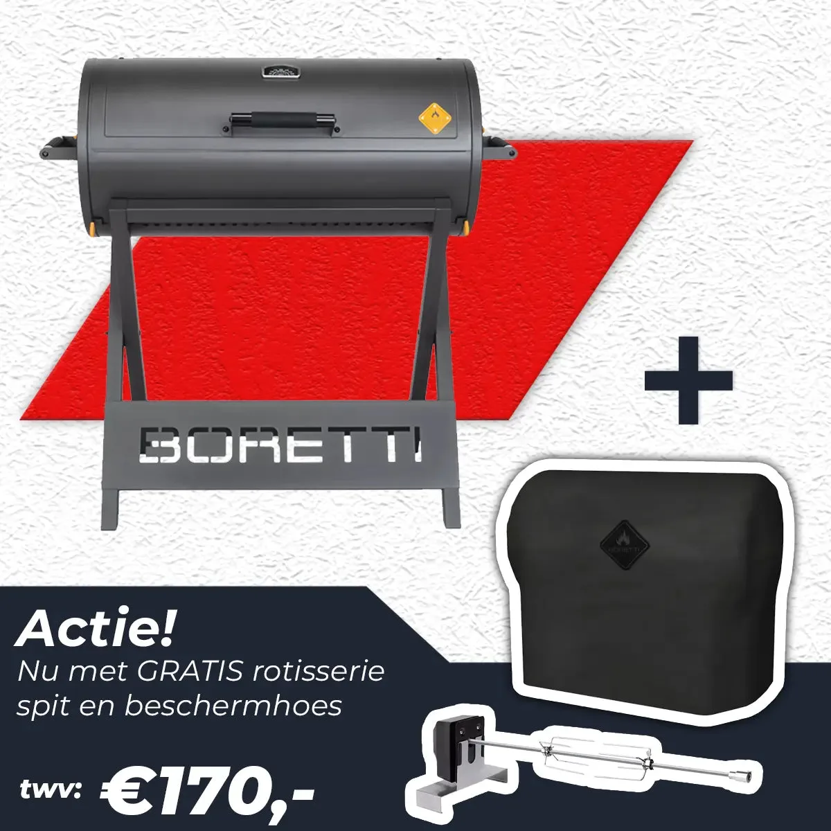 Boretti Fratello 2.0 Houtskool Barbecue - afbeelding 11