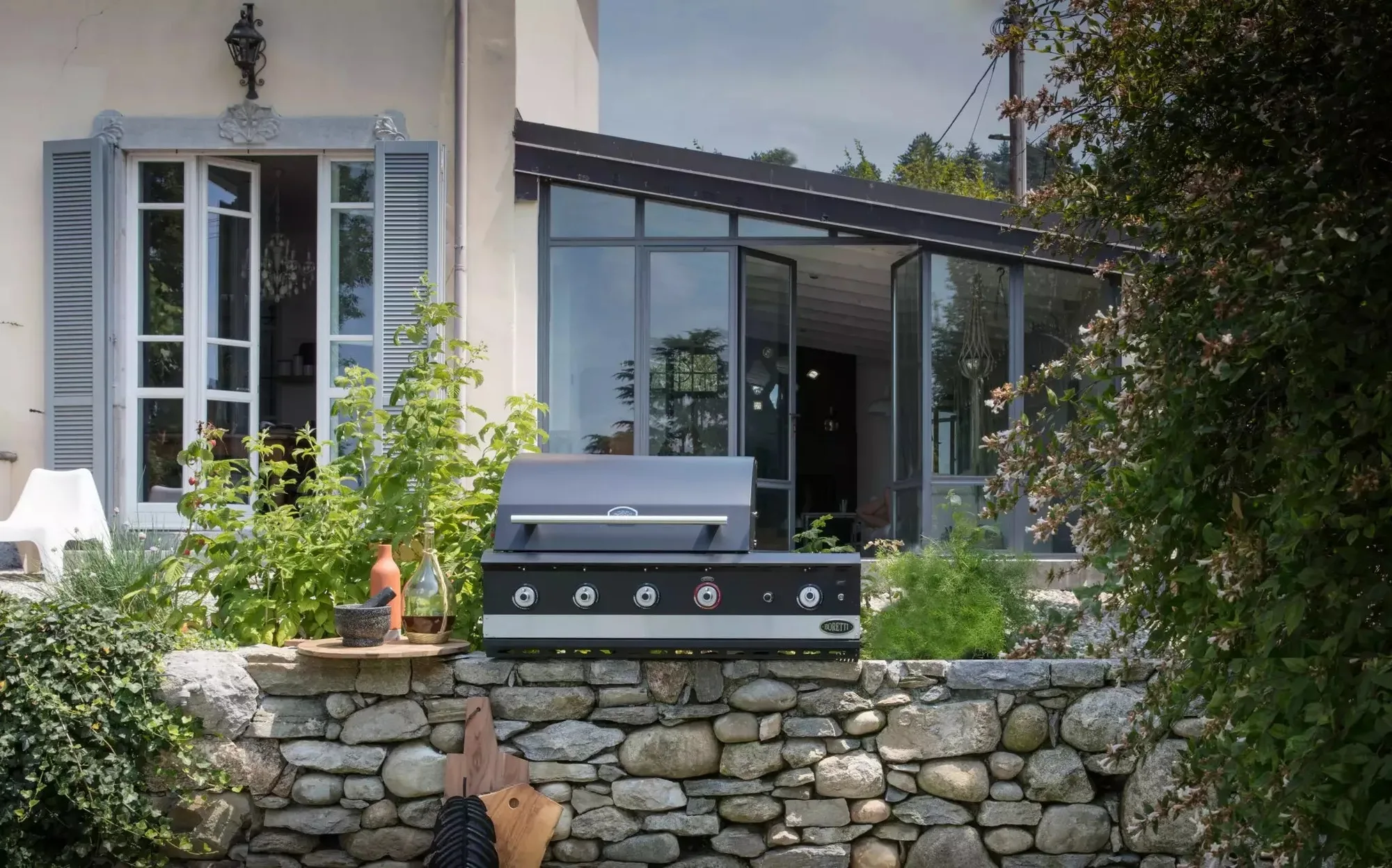 Boretti Ibrido top gas/houtskool inbouw bbq - afbeelding 3