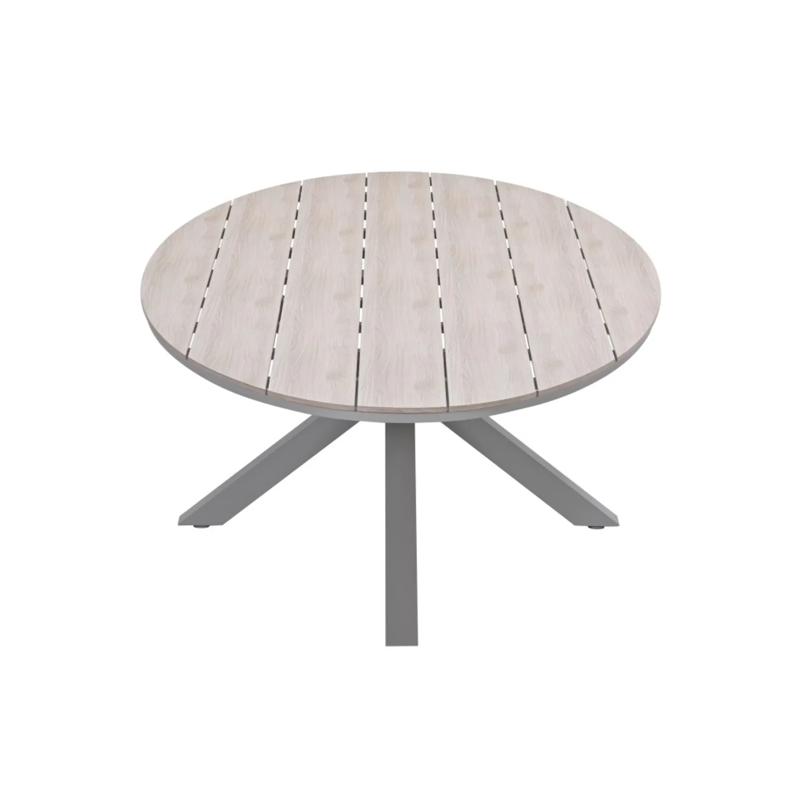 Edison tuintafel ovaal - 280x140 cm -taupe - light teak Vironwood 5
