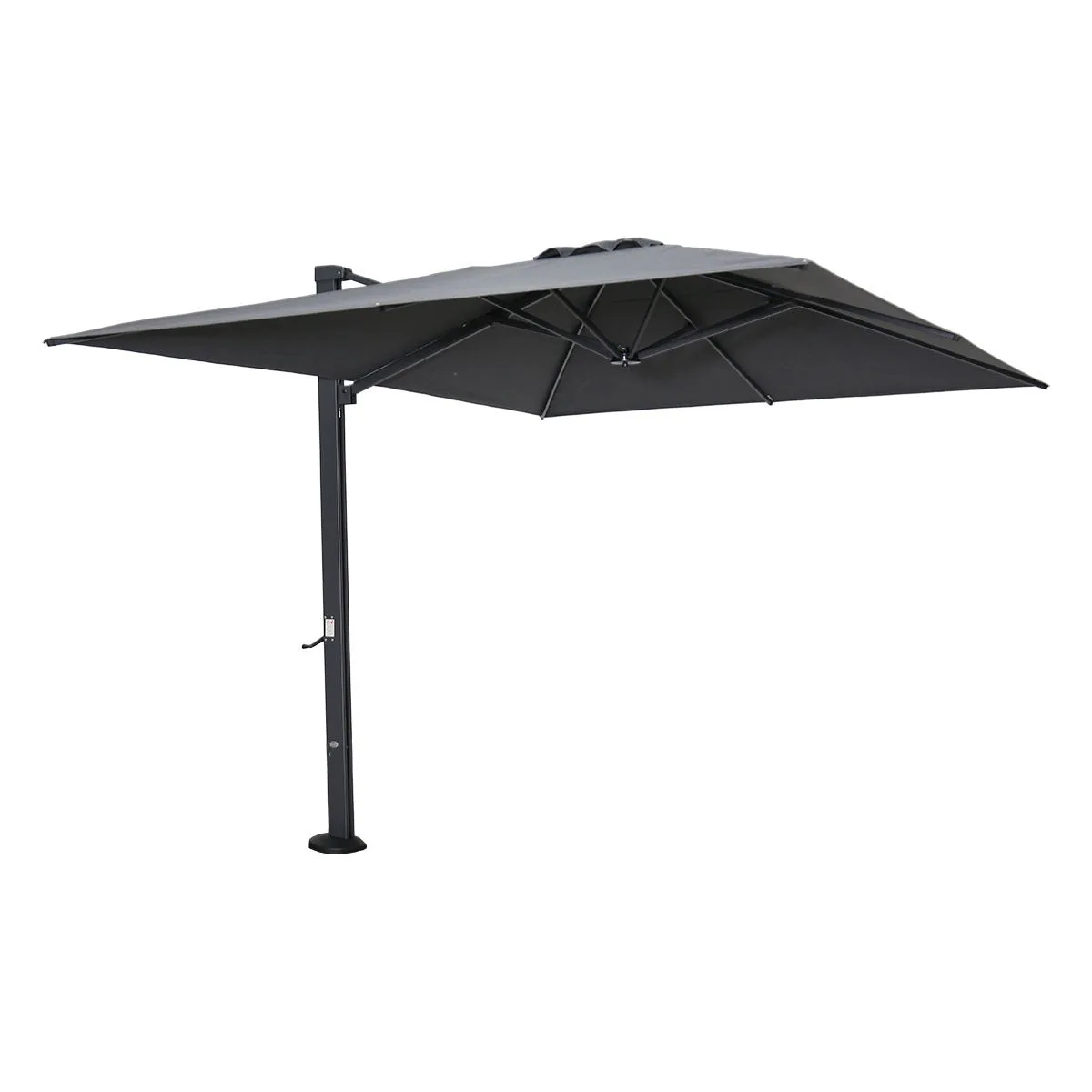 Garden Impressions Hawaii Emperor parasol 3x4 m carbon black antraciet