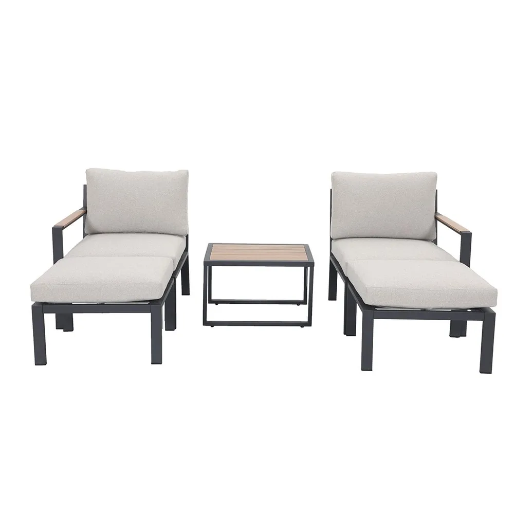 Cinto loungeset 5-delig - carbon black - Donker grijs - afbeelding 3