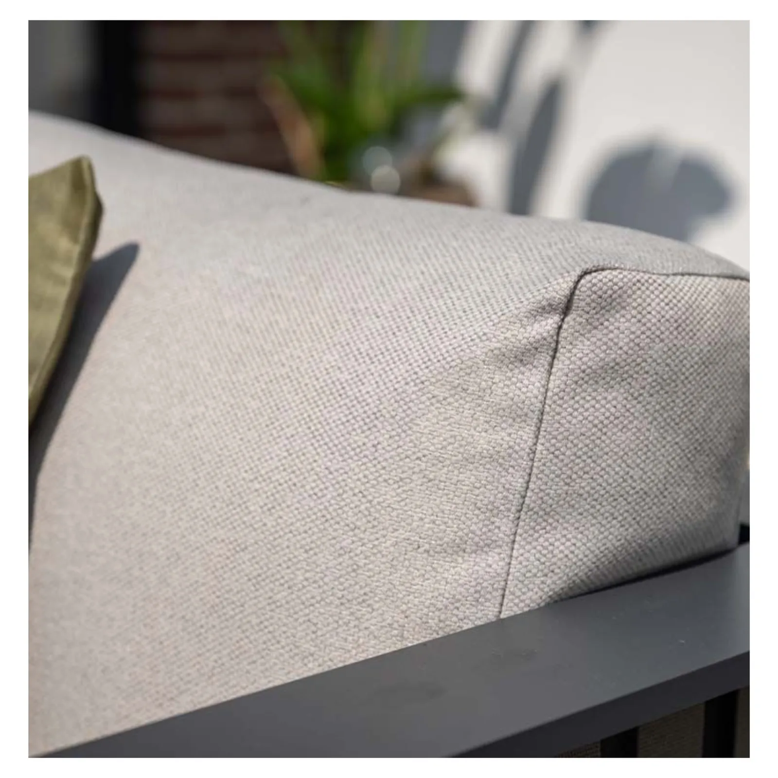 Bologna stoel-bank loungeset - 3-delig - carbon black - taupe - desert sand 4