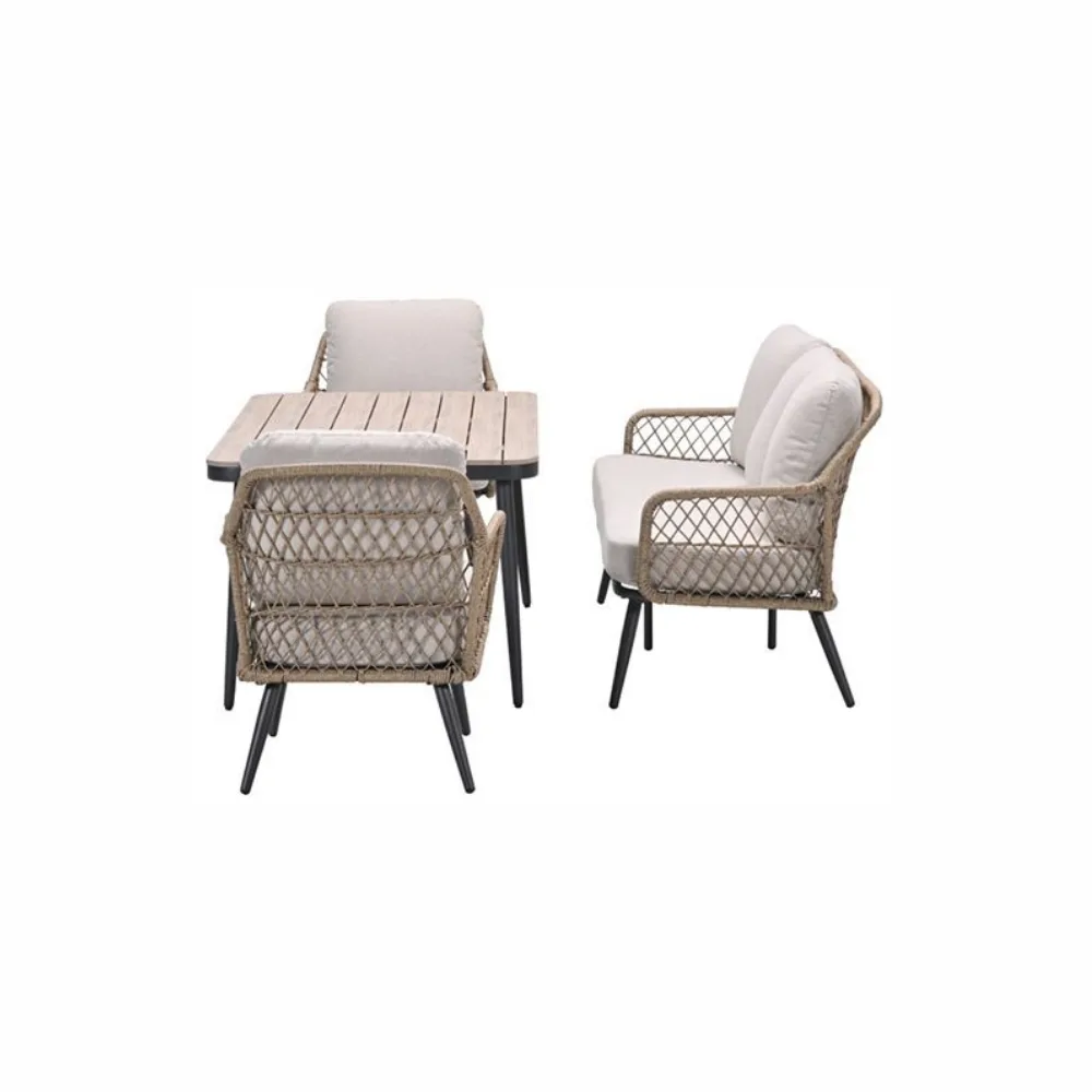 Garden Impressions Allasio Sofa Loungeset 4-delig – rope - Dessert Sand 3