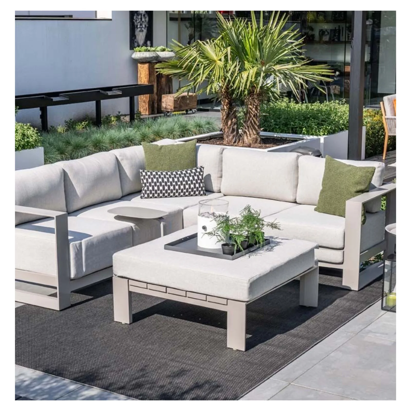 Levanto hoek loungeset - 3-delig - taupe - valley sand 4