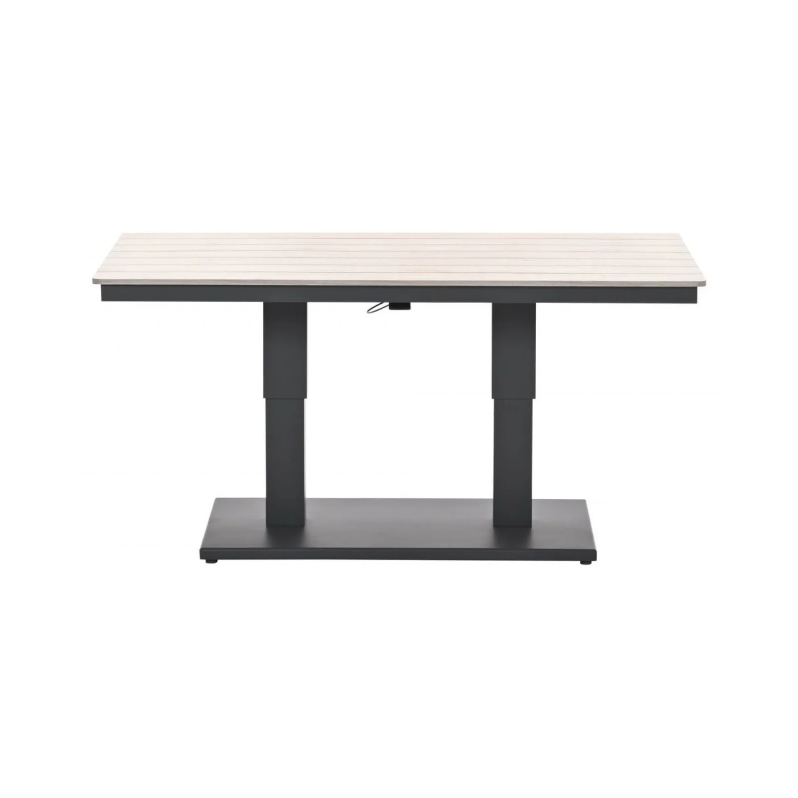 Cyprus tuintafel in hoogte verstelbaar 150x87cm aluminium polywood 3