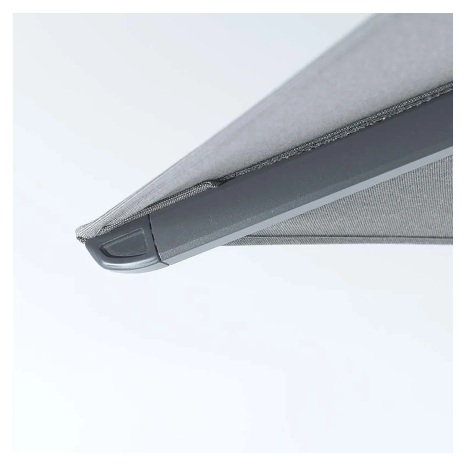 Hawaii King pole zweefparasol - 400x400 cm - carbon black - dark grey 5