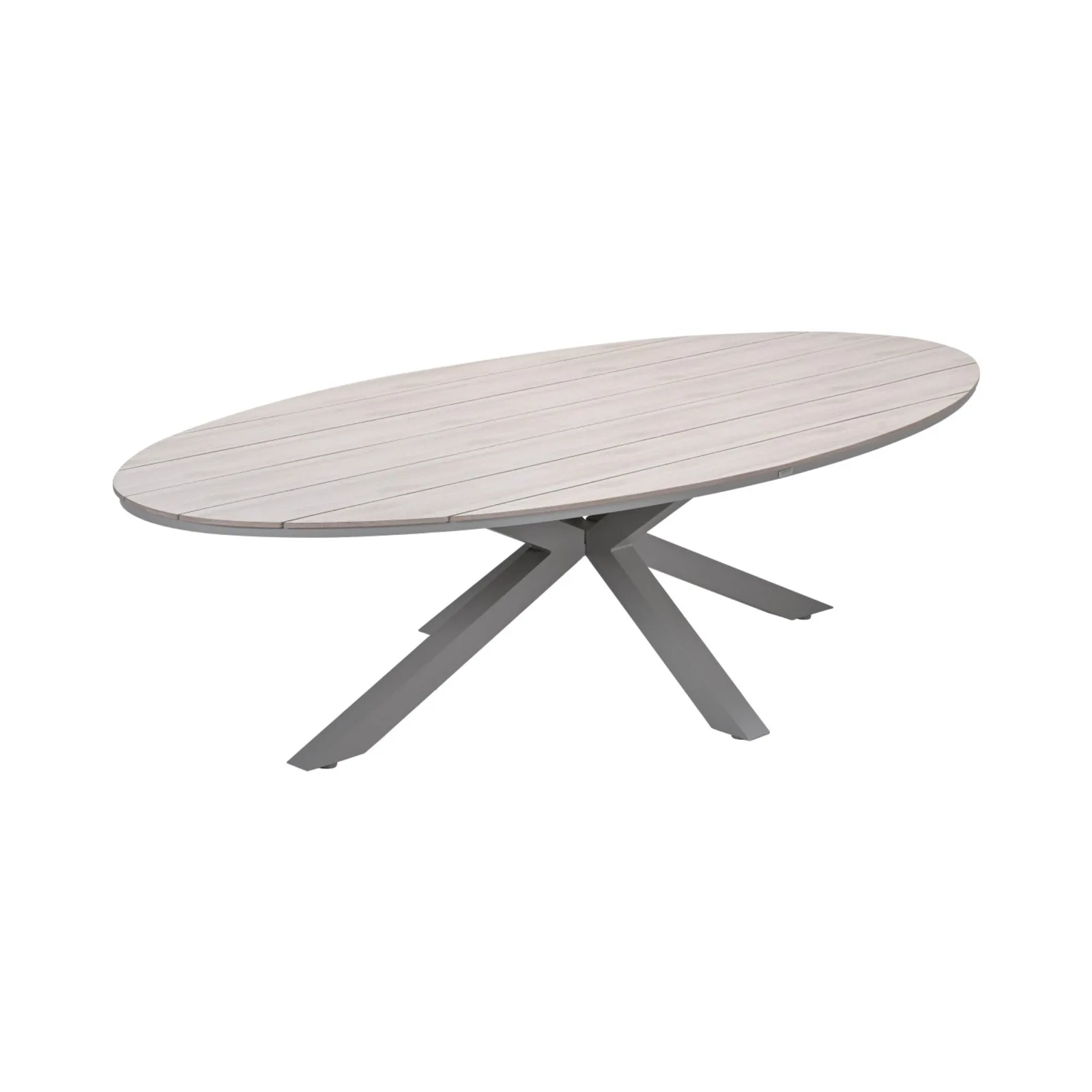 Edison tuintafel ovaal - 280x140 cm -taupe - light teak Vironwood 4