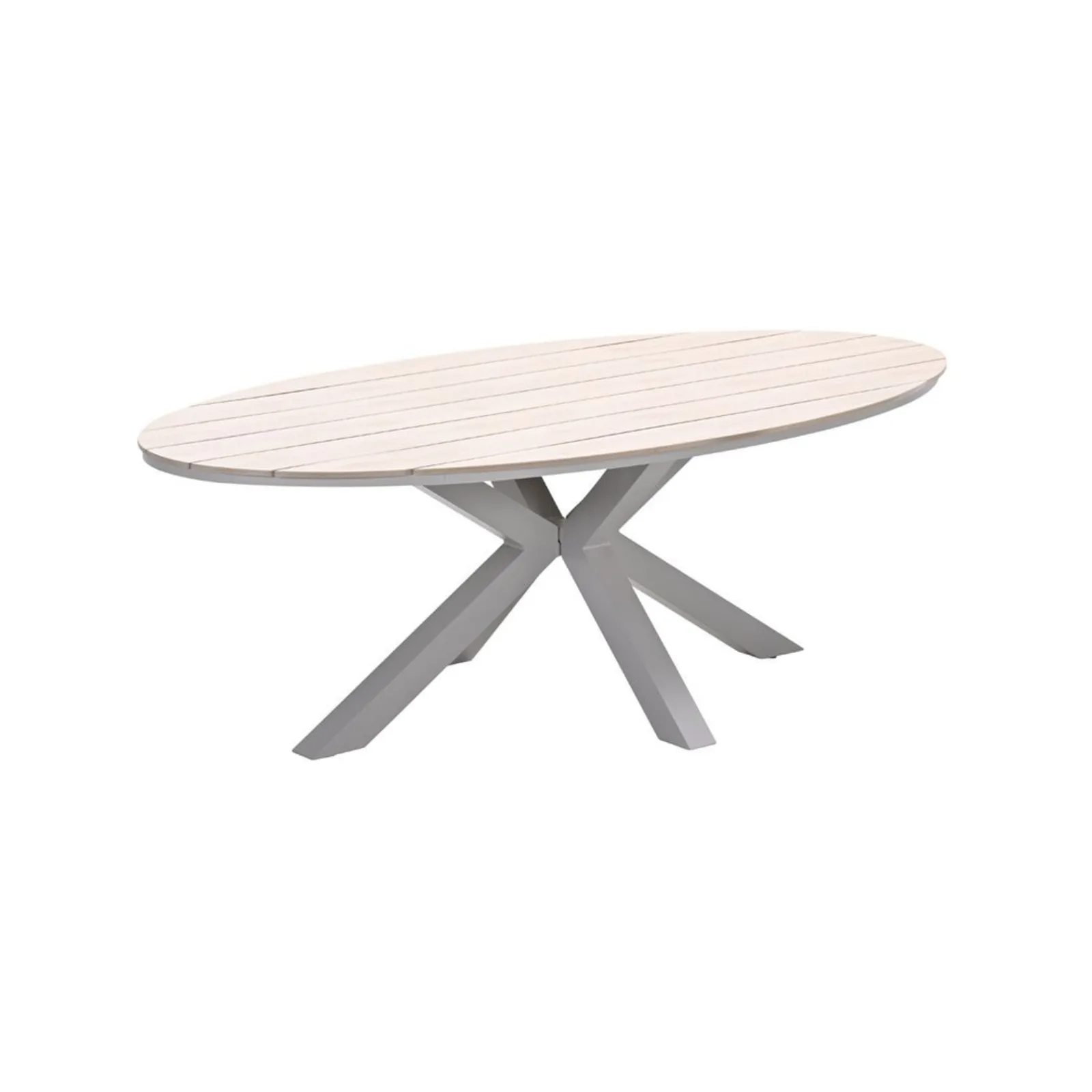Edison Tuintafel Ovaal (Teak-look)