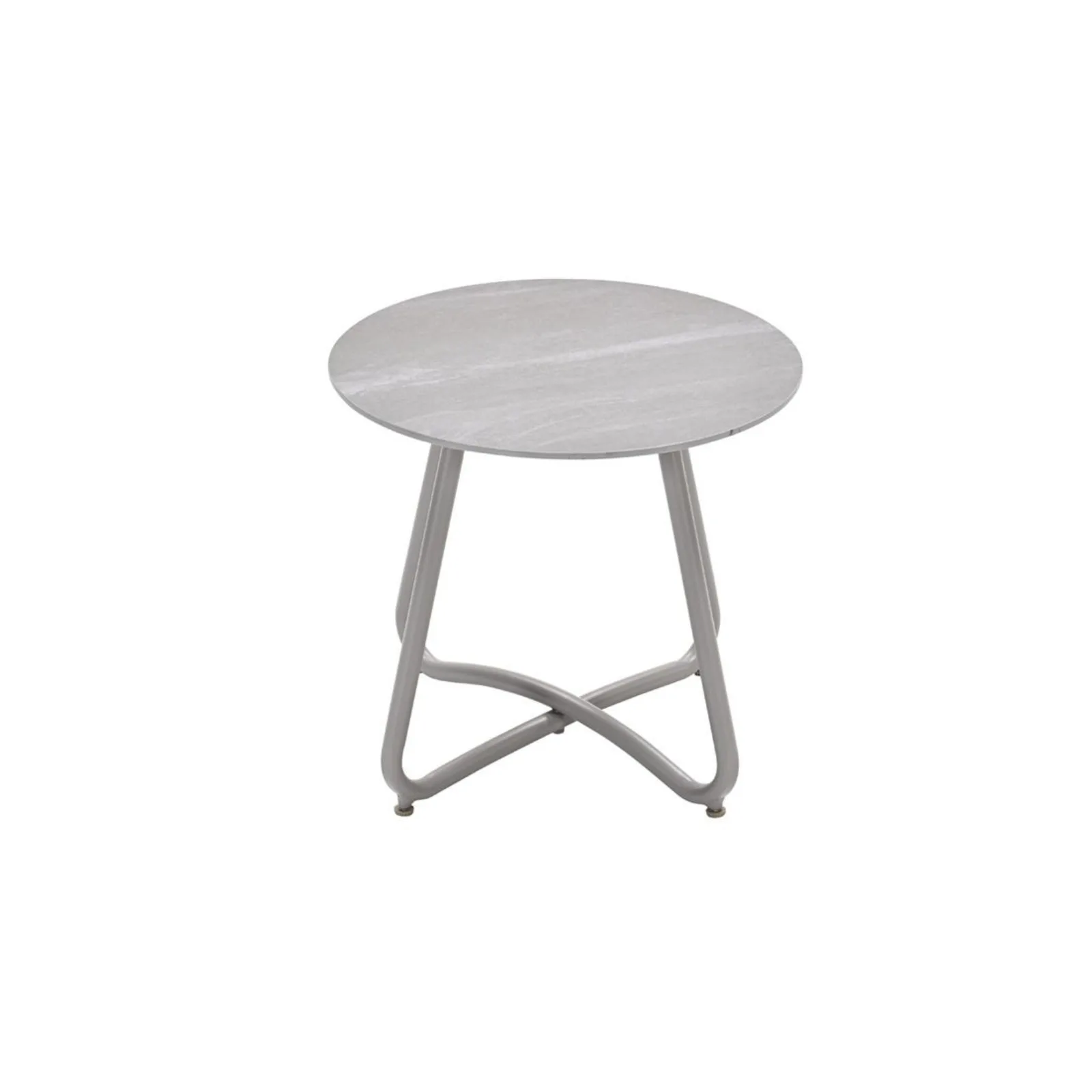 Vento bijzettafel - Ø45xH41 cm - taupe - Centostone Napoli sand
