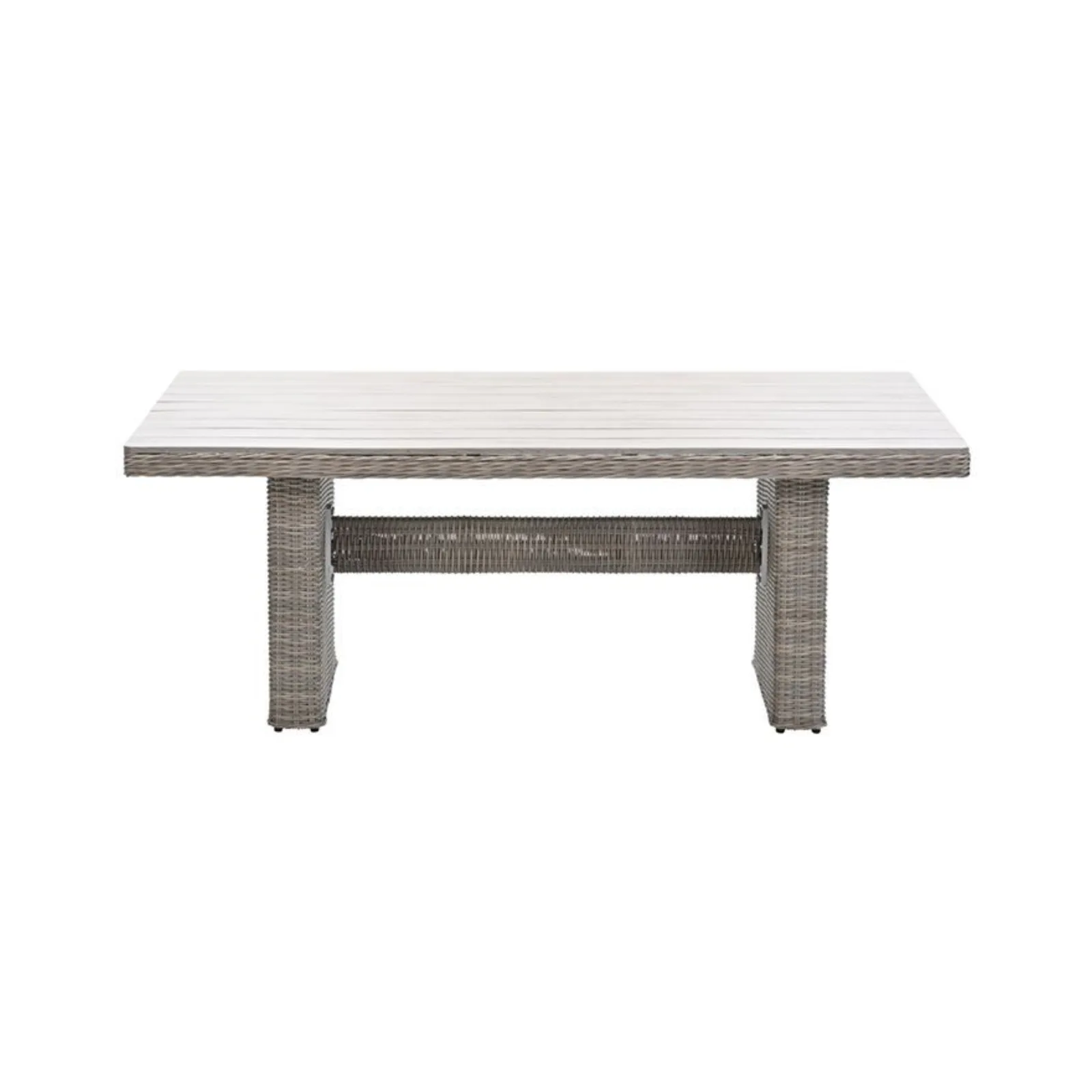Tennessee lounge-dining tafel - 180x100 cm - vintage willow - light teak vironwood 3