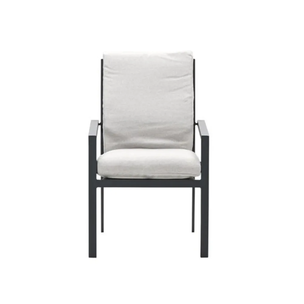 Sergio dining tuinstoel Carbon black/Desert 5