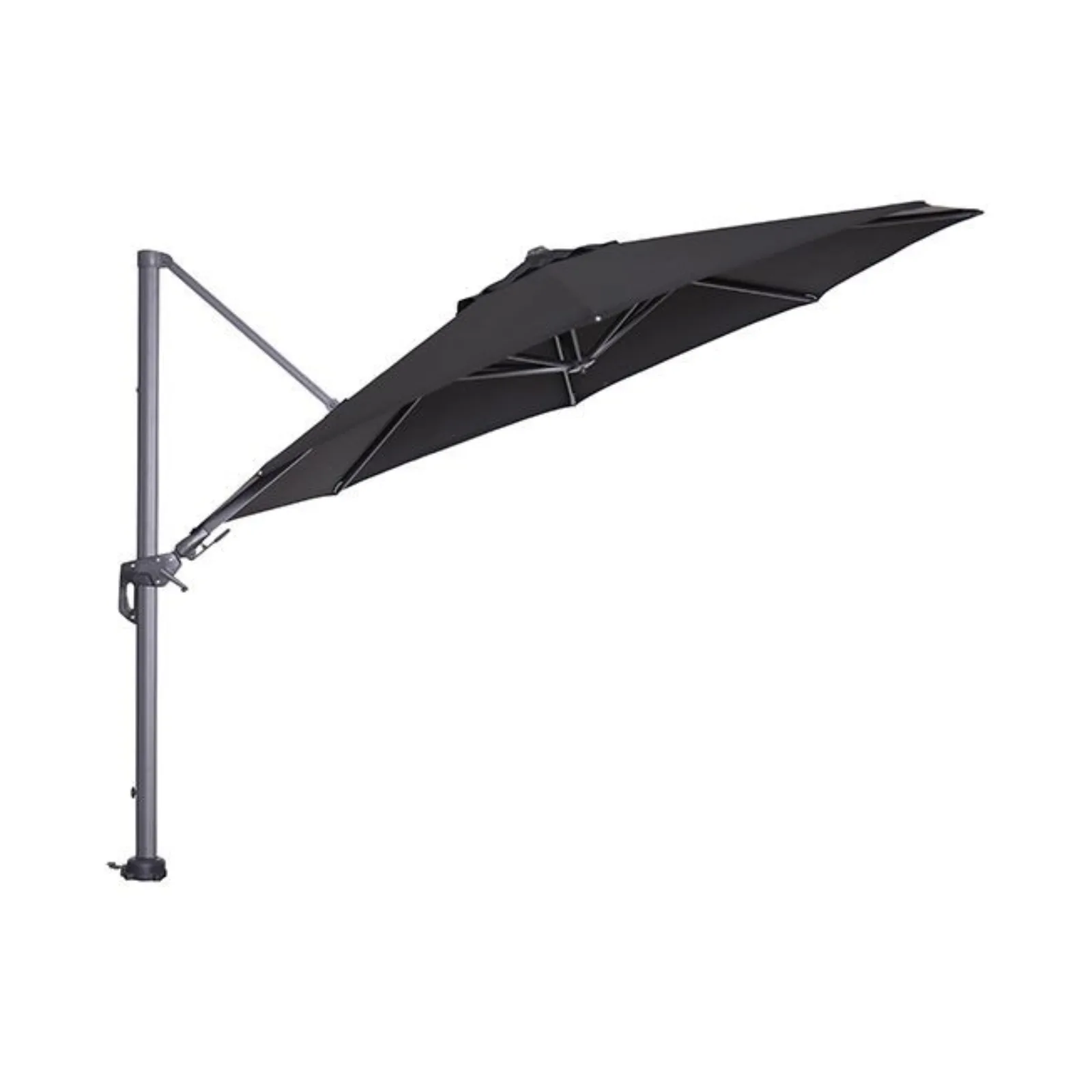 Hawaii zweefparasol - Ø350 cm - carbon black - zwart 5
