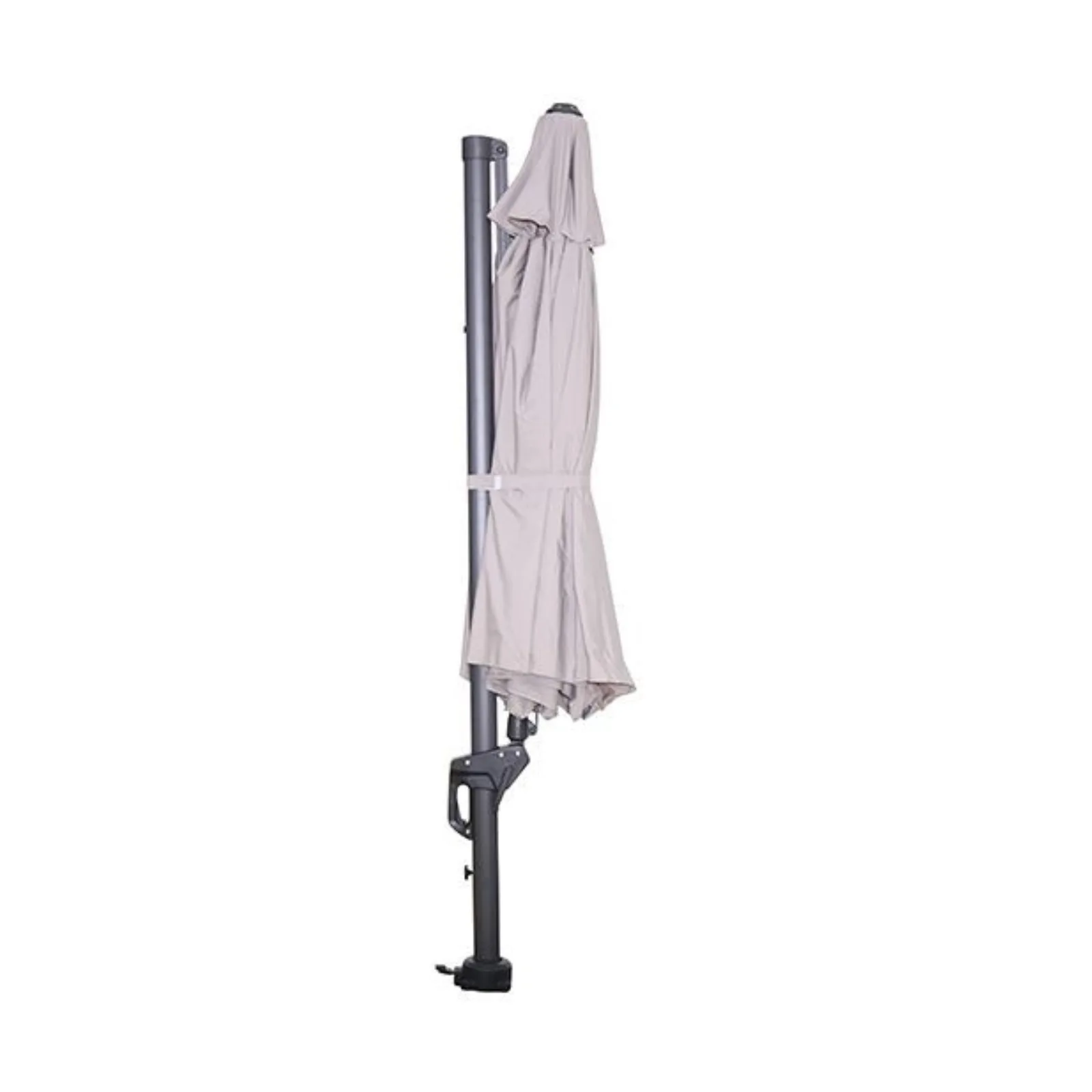 Hawaii zweefparasol - Ø350 cm - carbon black - zand 5