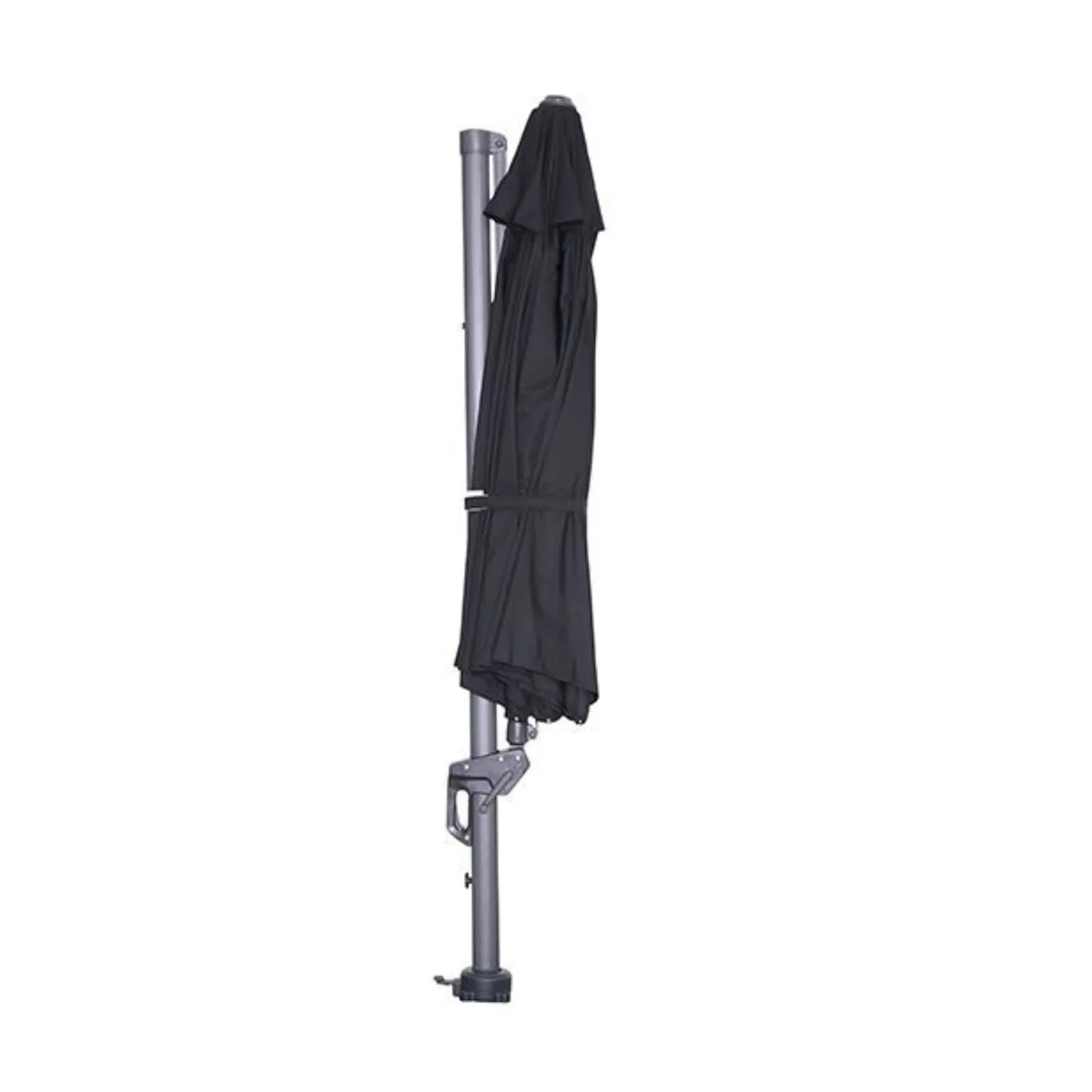Hawaii zweefparasol - Ø350 cm - carbon black - zwart 3