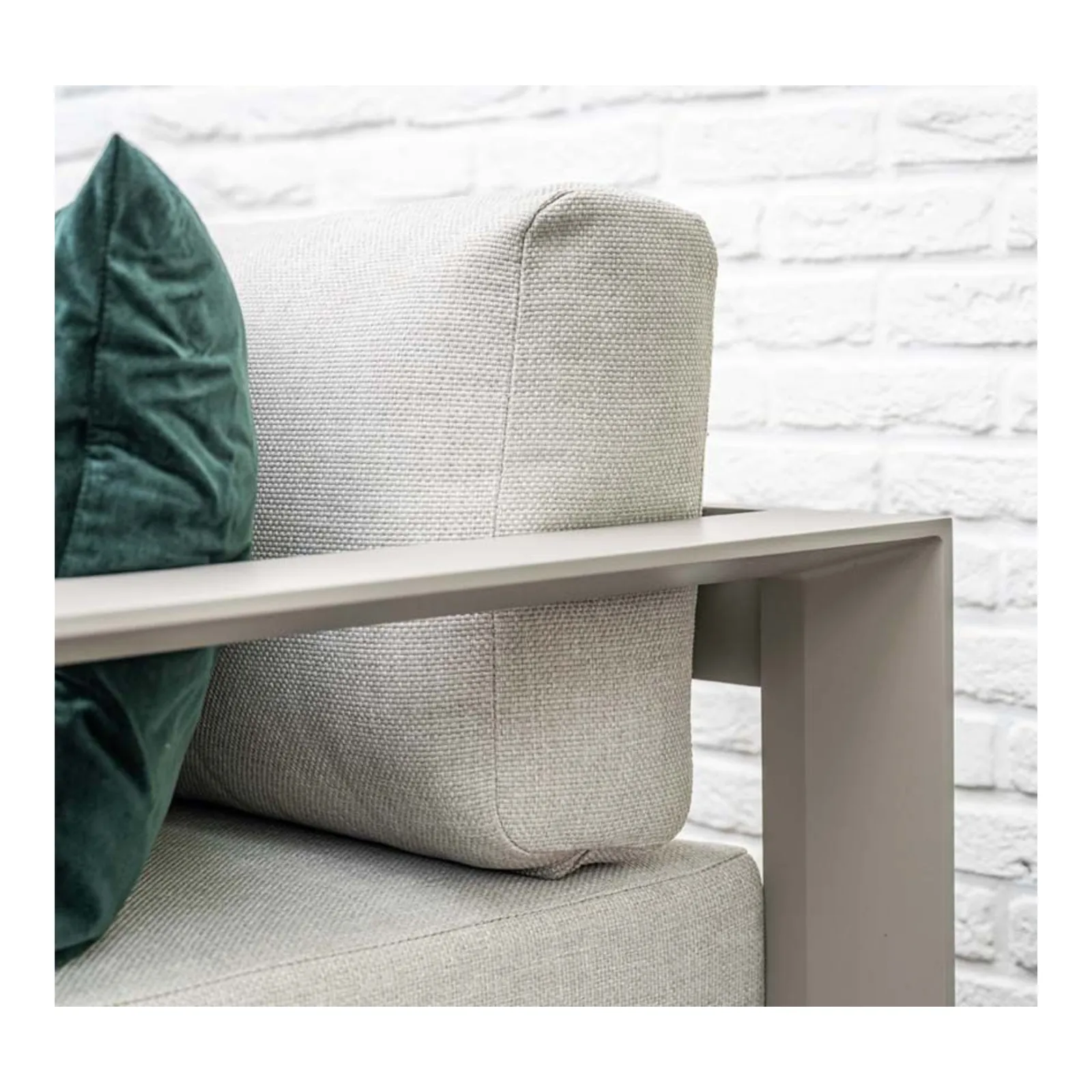 Levanto driezits loungebank - taupe - valley sand 5