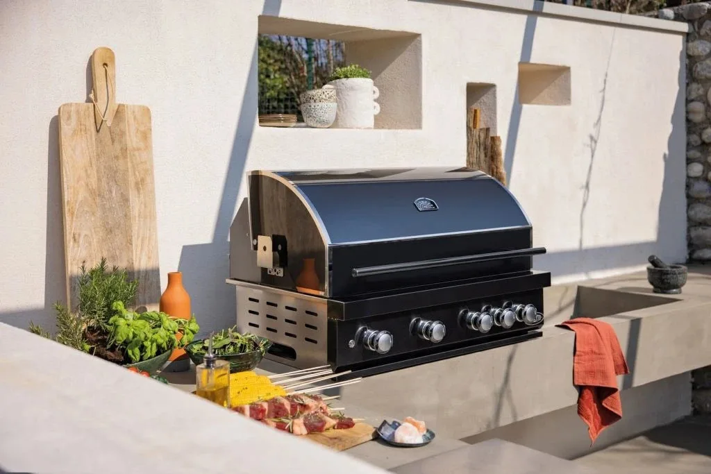 Boretti Imperatore Nero Inbouw Gun Metal zijaanzicht