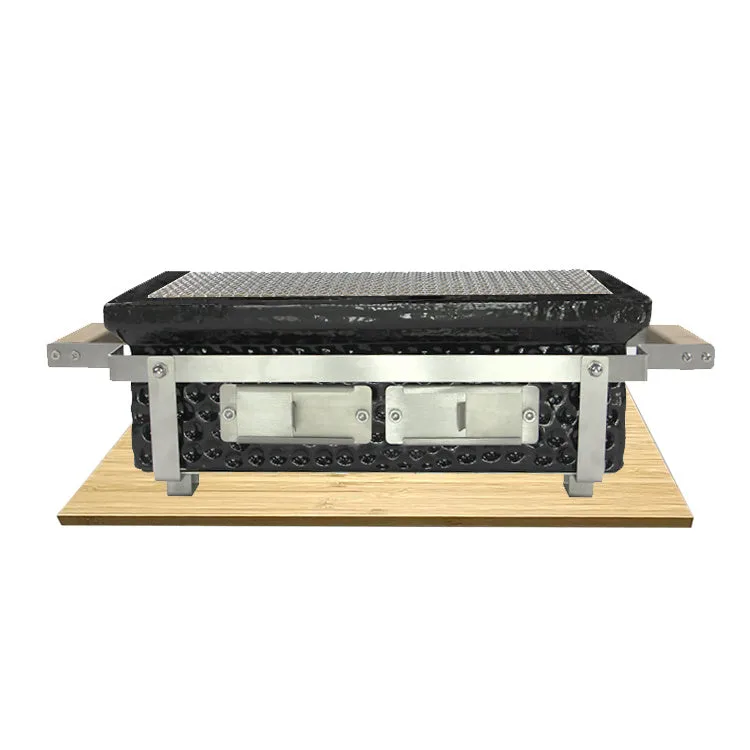 Keij Kamado Shichirin Hibachi Tafelgrill Zwart