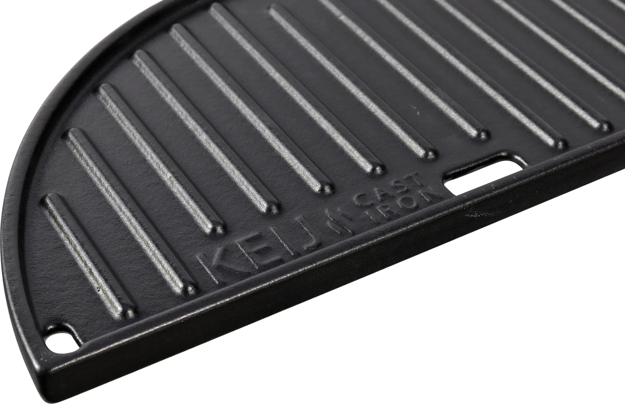 Keij Gietijzeren plaat - half rond - Compact - 33 cm - geëmailleerd