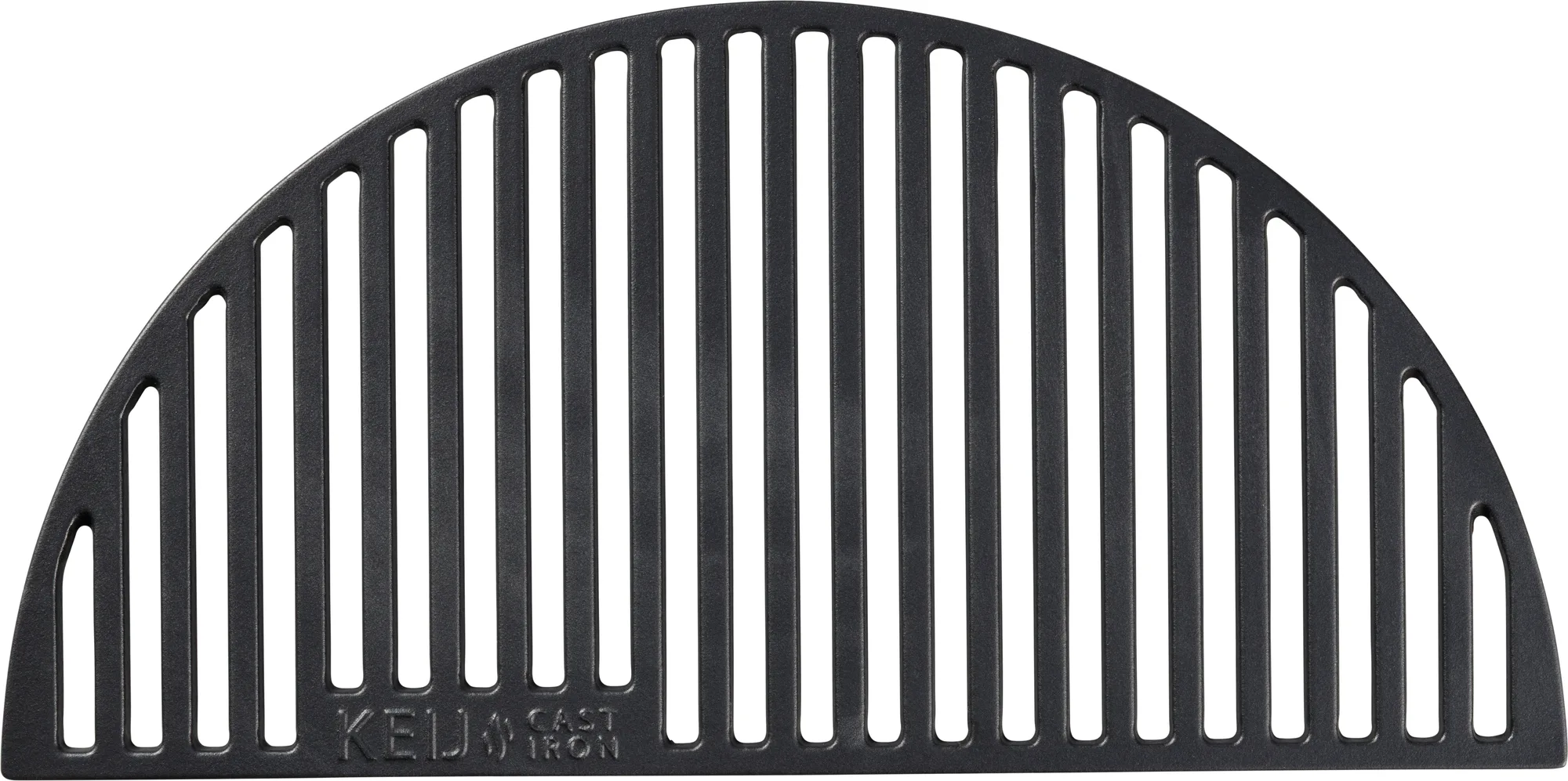 Keij cast iron half-moon grate Large