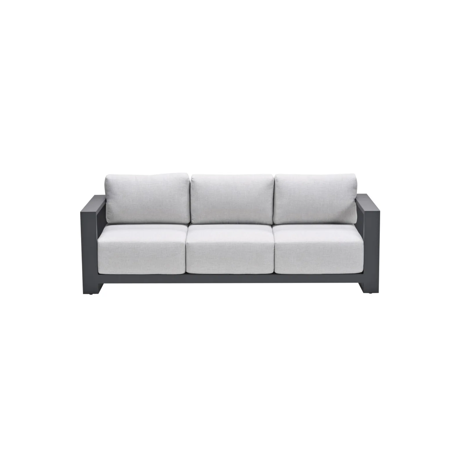 Levanto driezits loungebank - carbon black - valley sand 3