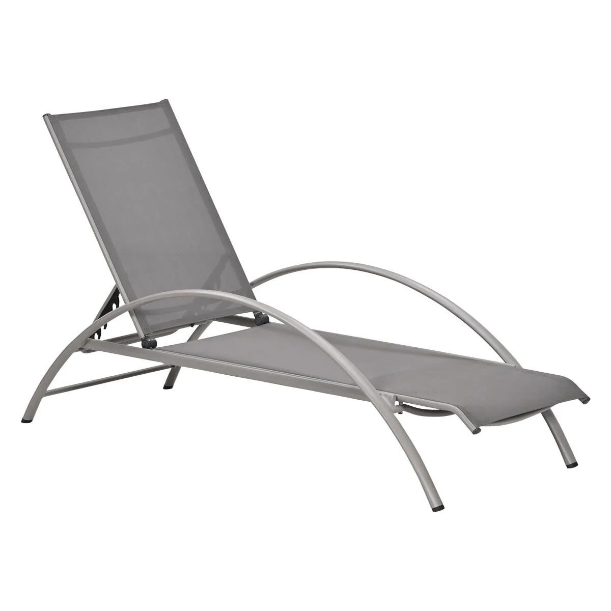 Garden Impressions Limone transat en aluminium - taupe - textilène taupe