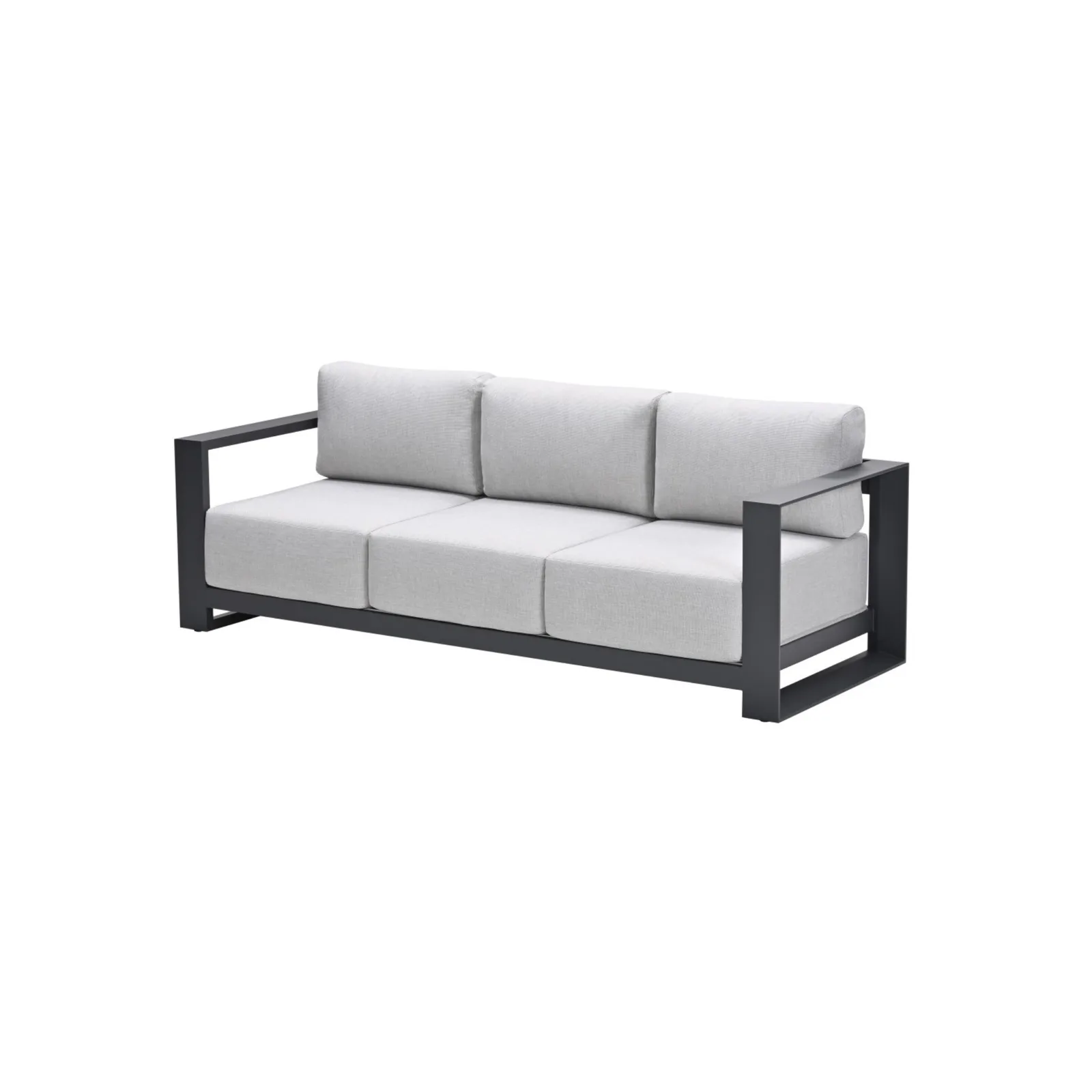 Levanto driezits loungebank - carbon black - valley sand