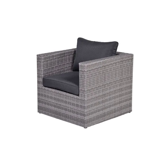 Fauteuil de jardin Garden Impressions Montana - gris organique - anthracite foncé