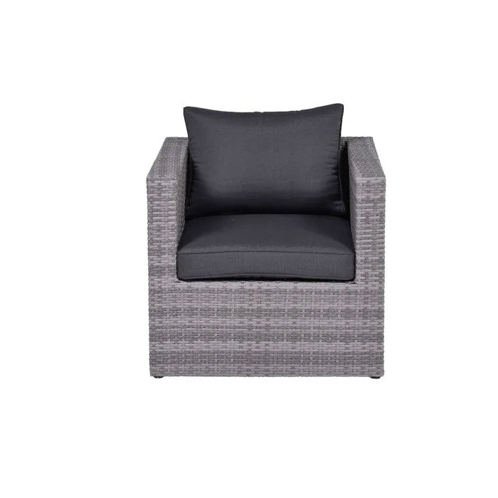 Fauteuil de jardin Garden Impressions Montana - gris organique - anthracite foncé