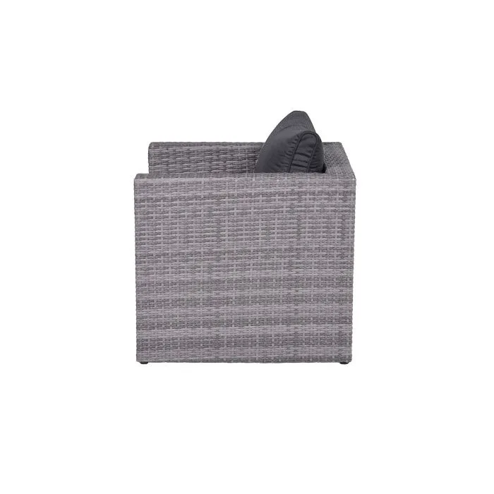 Fauteuil de jardin Garden Impressions Montana - gris organique - anthracite foncé