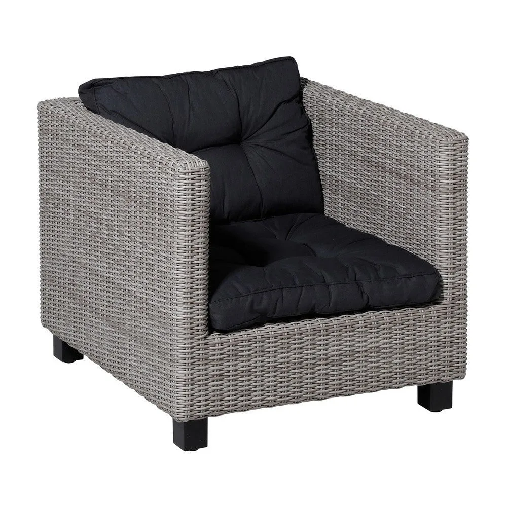 Madison Florance rugkussen Basic black 43x60 cm