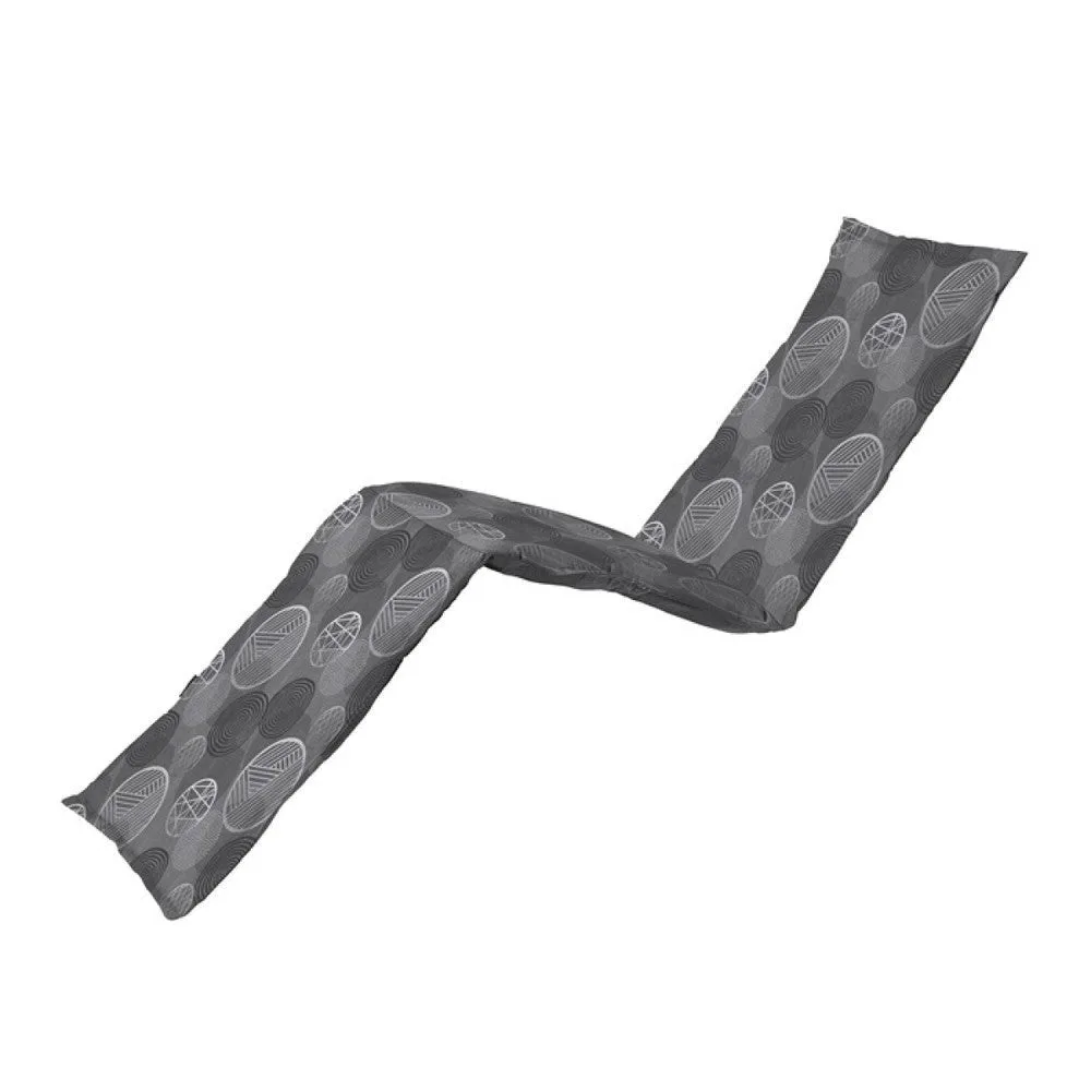 Madison ligbedkussen 200x65cm Circle grey