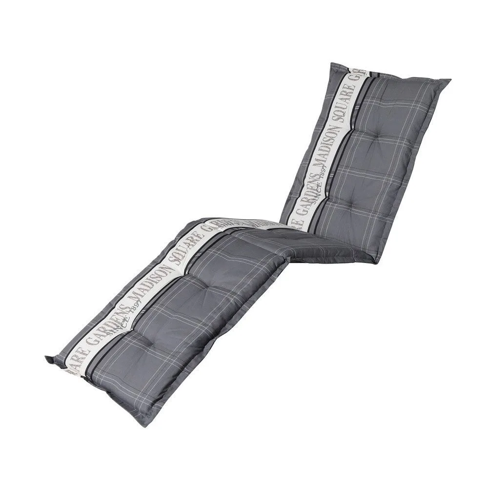Madison ligbedkussen 200x65cm Madison garden grey