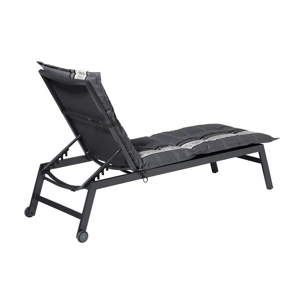 Madison ligbedkussen 200x65cm Madison garden grey